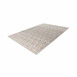 Paris Prix Tapis Tissé Déco Scandinave Gène IV Beige & Bleu 120 x 170 cm