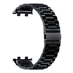 PHONECARE Bracelet en Acier Inoxydable Taille Ajustable Avec Fermoir par Clic + Outil pour Oppo Watch 2 46mm LTE - Noir