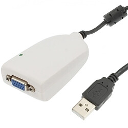 Wewoo Câble Adaptateur multi-moniteur / multi-affichage USB vers VGA, carte graphique externe USB 2.0