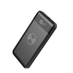 Chrono Qi Chargeur Portable 10000mAh de Banque d'alimentation sans Fil Grande capacité, Charge Rapide, Batteries externes, 2 Ports USB et 3 entrées Device,(noir)