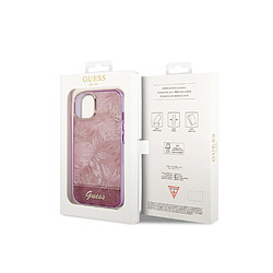 Avis Guess Maroquinerie Guess Coque pour Apple iPhone 14 Plus TPU Jungle Rose