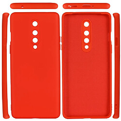 Coque en silicone liquide souple rouge pour votre OnePlus 8