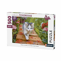 Ludendo Puzzle 500 pièces - Chaton au jardin