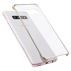 Wewoo Coque Rigide pour Galaxy S10 - Or