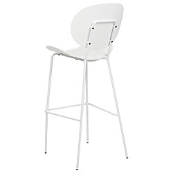 Beliani Tabouret de bar Set de 2 Blanc SHONTO pas cher