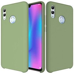 Wewoo Coque Étui de protection en silicone couleur unie Dropproof pour HuHonor 10 Lite (vert)