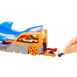 Avis Universal Roues requin transporteur jeu set multi-voiture piste avec voiture jouet poisson bleu camion cadeau d'anniversaire pour les enfants | Voiture jouet moulée sous pression