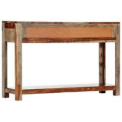 Avis vidaXL Table console avec 3 tiroirs 120x30x75 cm Bois massif