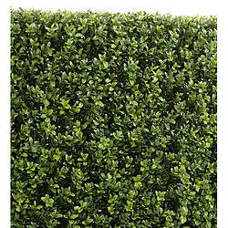 Avis Pegane Plante artificielle haute gamme Spécial extérieur/Buis artificiel Haie de structure en métal coloris vert - Dim : 185 x 35 x 100 cm