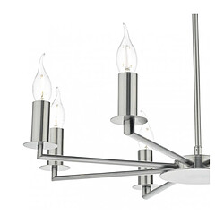 Avis Luminaire Center Suspension Tyler nickel satiné et 8 ampoules