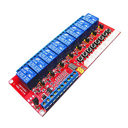 Module de relais à verrouillage auto-verrouillage 8 canaux h / l triger de niveau pour arduino 24v