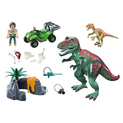 Playmobil® Dinos Explorateur avec quad et dinosaures pas cher