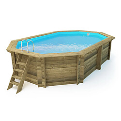 Habitat Et Jardin Piscine bois Rio 120 - 5.60 x 3.70 x 1.24 m