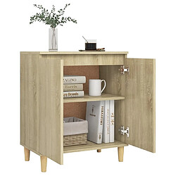 Acheter Maison Chic Commode Buffet - Meuble de rangement avec pieds en bois Chêne sonoma 60x35x70 cm Aggloméré -GKD96300