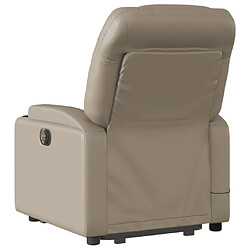 Acheter vidaXL Fauteuil inclinable de massage Cappuccino Similicuir