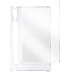 Avizar Coque pour Lenovo Tab P11 Pro Gen 2 Antichoc + Verre Trempé 9H Transparent