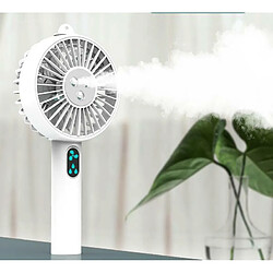 Universal Ventilateur portable brouillard d'eau fabricant mini-ventilateur USB petit ventilateur surface de refroidissement ventilateur pulvérisateur vapeur refroidisseur d'eau ventilateur USB refroidisseur mini-ventilateur | Ventilateur (blanc)