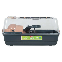 Avis ZOLUX Cage pour hamster en plastique recyclé Ehop rose.