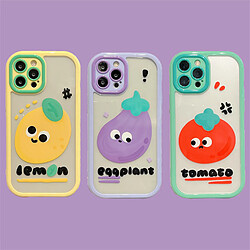 GUPBOO Étui pour iPhoneXR Coque de téléphone Graffiti Food Personality Silicone