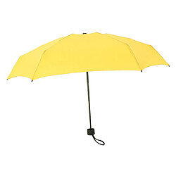 Avis Parapluie Pliant Portatif Coupe-vent Anti UV Parapluie Compact Jaune