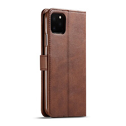 Avis Wewoo Coque Pour iPhone 11 Pro LC.IMEEKE Étui en cuir à rabat de veau support et fentes cartes et portefeuille marron