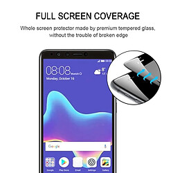 Avis Wewoo Film plein écran en verre trempé anti-rayures en soie pour Huawei Y9 2018 noir 0.26mm 9H 2.5D