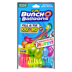 Zuru Pack de 100 Bombes à Eau Bunch O Balloons Multicolore pas cher