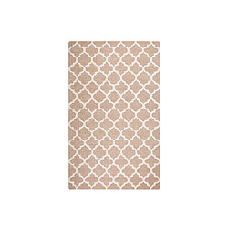 Acheter Beliani Tapis beige en laine et coton 160 x 230 cm ERBAA