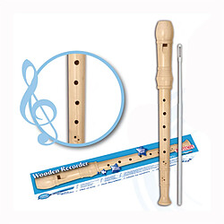 Bontempi Flûte soprano en bois 32 cm