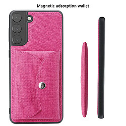 Vili Coque en TPU + PU avec détachable rose pour votre Samsung Galaxy S21+ 5G