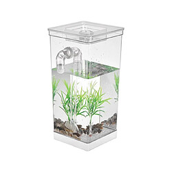 Avis Universal Bureau acrylique aquarium aquarium autonettoyant petit poisson pot bol pratique bureau décoration cadeaux accessoires aquarium |