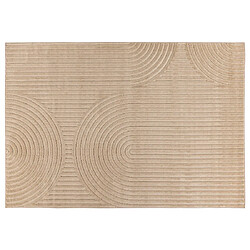 Lisa Design Rio - tapis rectangulaire motif abstrait - intérieur et extérieur - beige