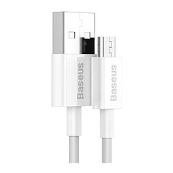 Baseus Câble de Charge et Transfert USB-MicroUSB 2A 2m Blanc