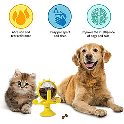 Avis Jouet Interactif Pour Chat Distributeur de Friandises Jouet Mangeoire Lente Fuite De Nourriture Puzzle Jouets Moulin à Vent Chien Chat Jouet