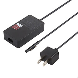 Wewoo Chargeur Bloc d'alimentation pour adaptateur secteur 44W 15V 2.58A pour Microsoft Surface Pro 5 1796/1769, prise américaine 