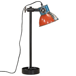 Avis vidaXL Lampe de bureau 25 W multicolore 15x15x55 cm E27