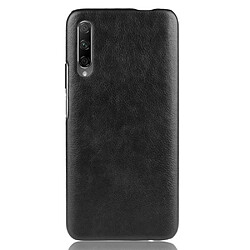 Wewoo Coque PC + PU antichoc Litchi Texture pour Huawei Honor 9X / 9X Pro Noir