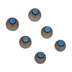 Acheter 3.8mm silicone écouteurs intra-auriculaires couvre earbud conseils 3 paires noir bleu