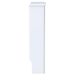 Avis vidaXL Cache-radiateur MDF Blanc 205 cm