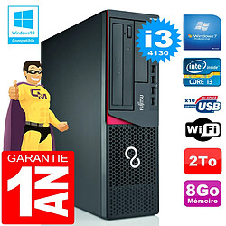 PC Fujitsu Esprimo E720 E85+ SFF Core I3-4130 RAM 8 Go Disque 2 To Wifi W7 - Occasion