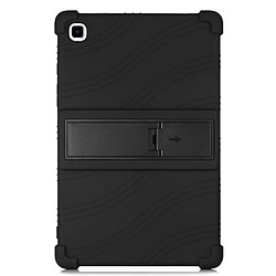 Coque en silicone avec béquille coulissante noir pour votre Samsung Galaxy Tab A7 10.4 (2020) T500