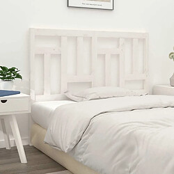 Acheter Maison Chic Tête de lit moderne pour chambre - Décoration de lit Blanc 155,5x4x100 cm Bois massif de pin -MN93828