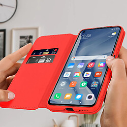 Avis Avizar Housse Xiaomi Mi 11 Lite et 11 Lite 5G NE Portefeuille Fonction Support Rouge