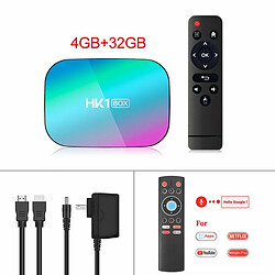 Hk1 Box 8K 4Gb 128Gb Tv Box S905X3 Android 9.0 Smart Tv Box 1000M Dual Wifi Player Netflix Youtube Media Player Black_4Gb 32Gb