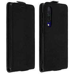 Avizar Étui Xiaomi Mi 9 Lite Housse Clapet Vertical Protection Porte-carte Noir