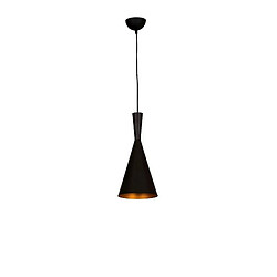 EPIKASA Suspension Varese, Noir, Métal, 19x19x136 cm