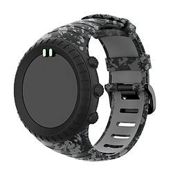 Bracelet en silicone camouflage gris pour votre Suunto Core