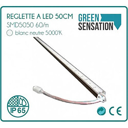 Desineo Réglette à LED Blanc Neutre (5800°K) IP65 50cm