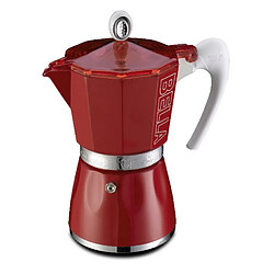 Cafetière italienne 3 tasses rouge - 10803ro - GAT