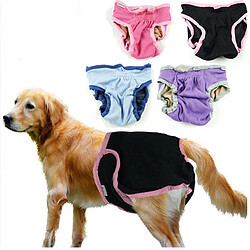 Avis Femelle Animal Chien Chiot Physiologique Pantalon Sanitaire Couche Sous-vêtements Xs Violet